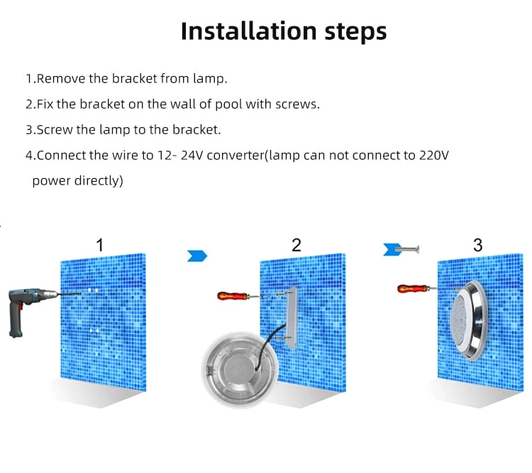 Stainless Steel LED Pool Light