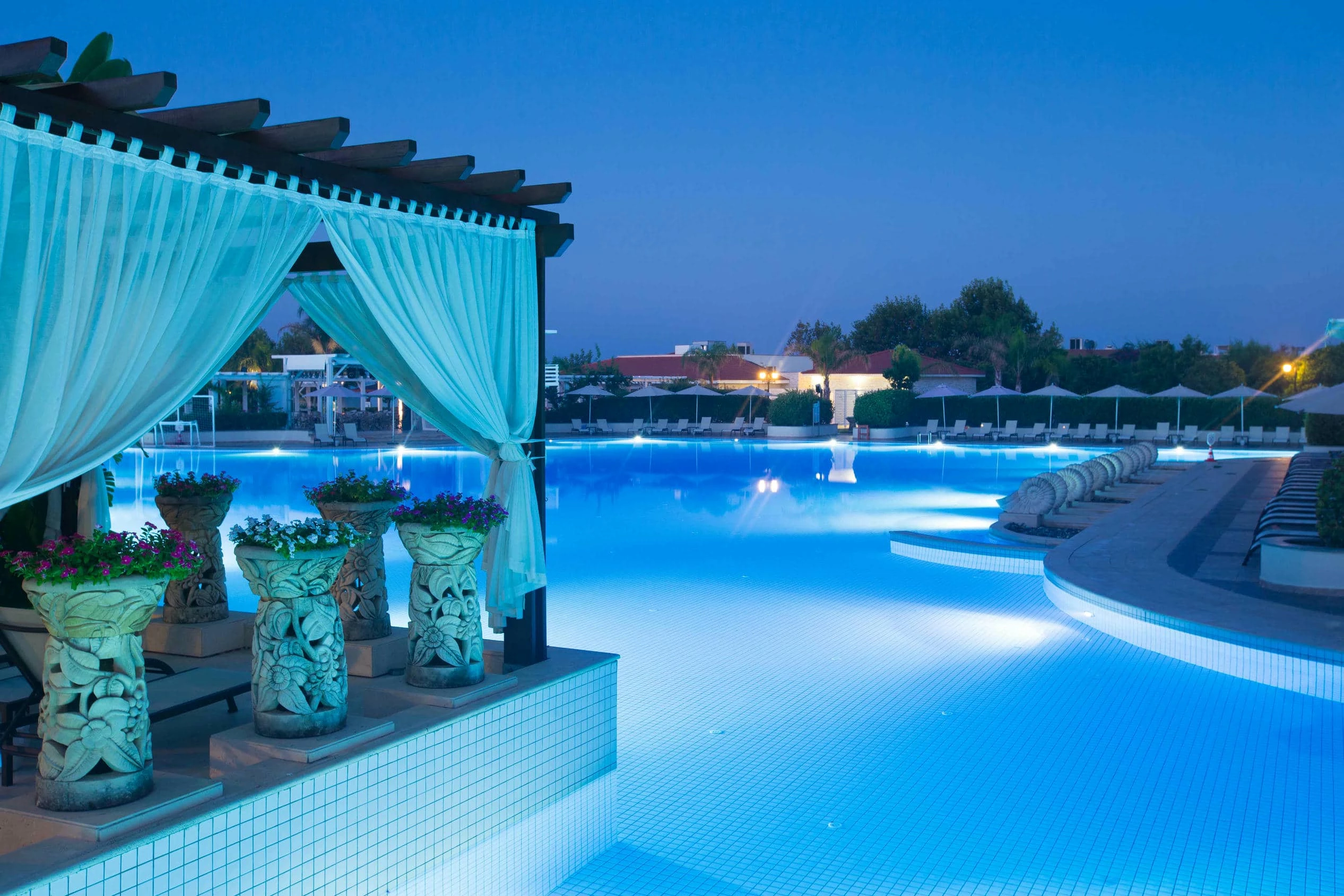Cyprus Luxury Resort Swimming Pool LED Lighting Project