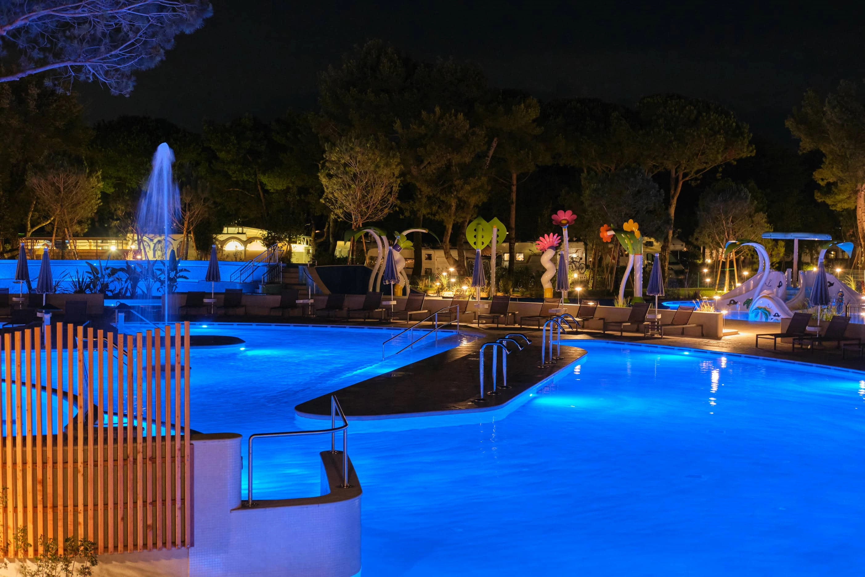Spain Family Resort Swimming Pool Lighting Project