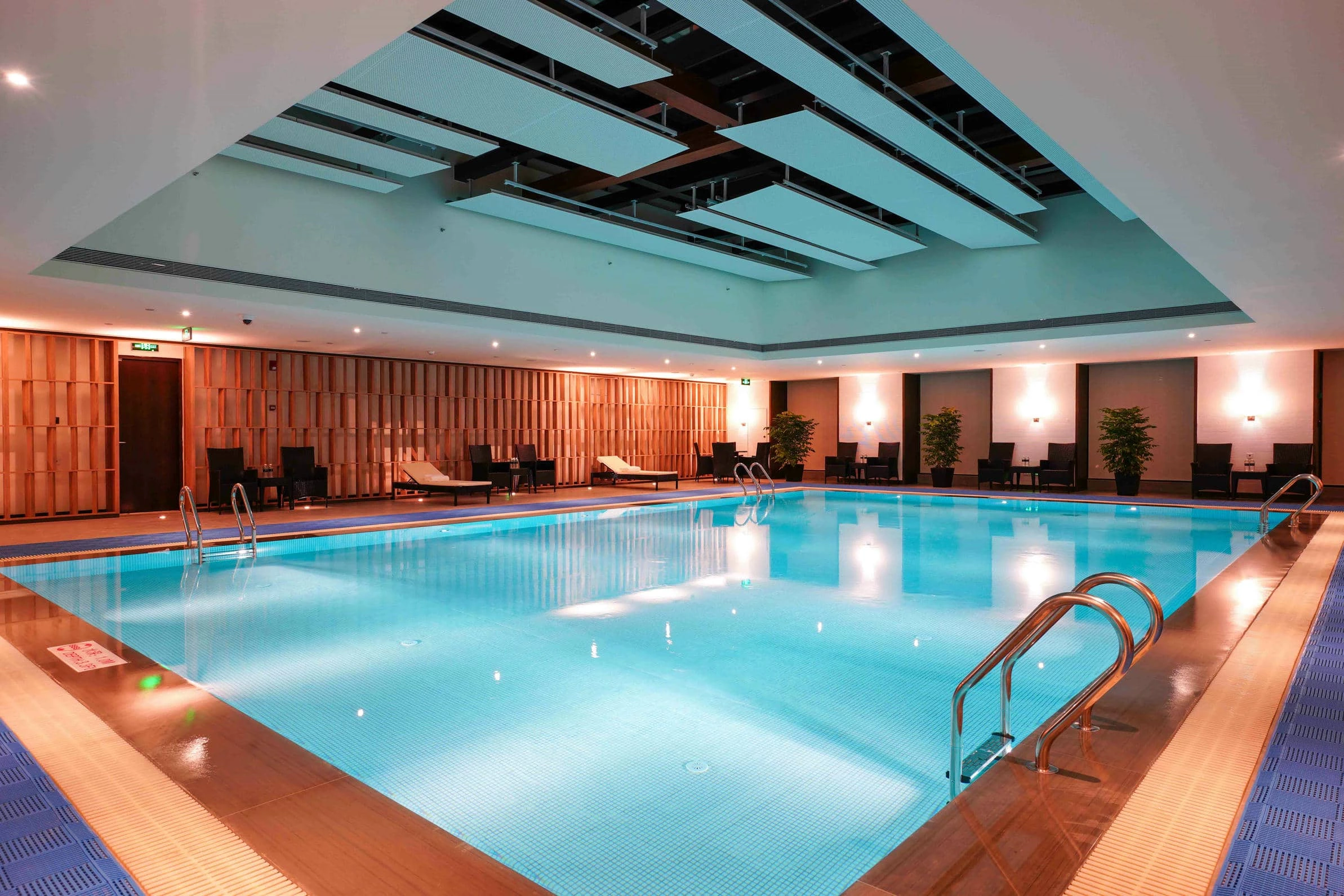 Morocco Luxury Hotel Indoor Swimming Pool Lighting Project