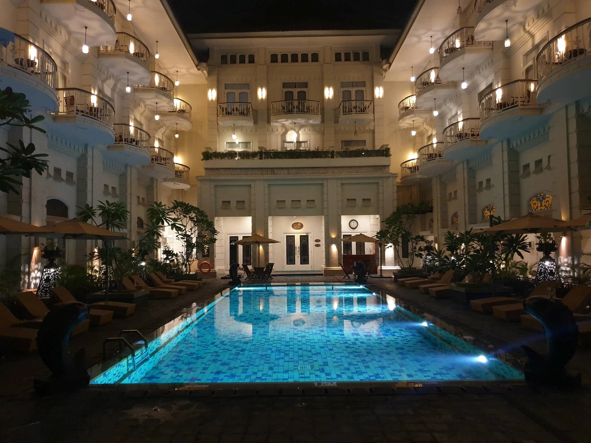 Athens Luxury Hotel Swimming Pool LED Lighting Project