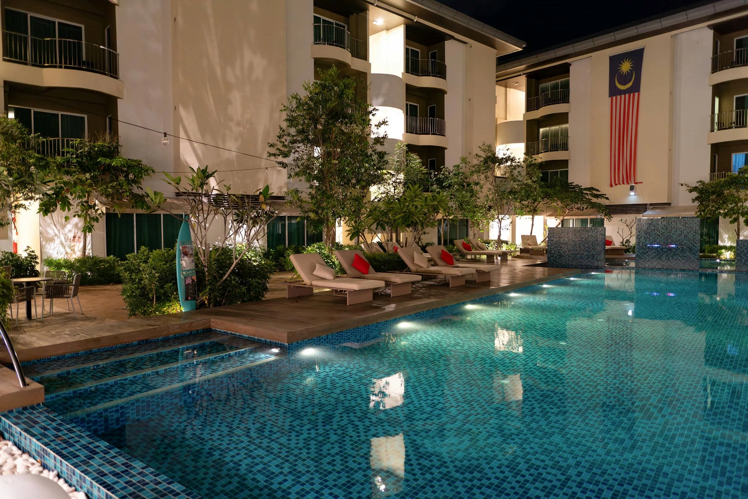 Malaysia Luxury Hotel Pool LED Lighting Upgrade Project
