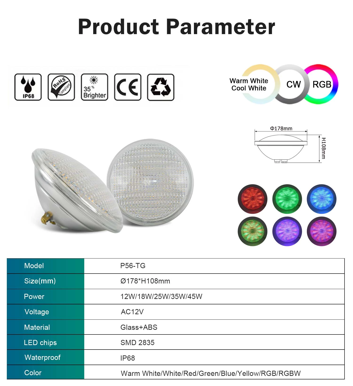 Par56 Pool Light