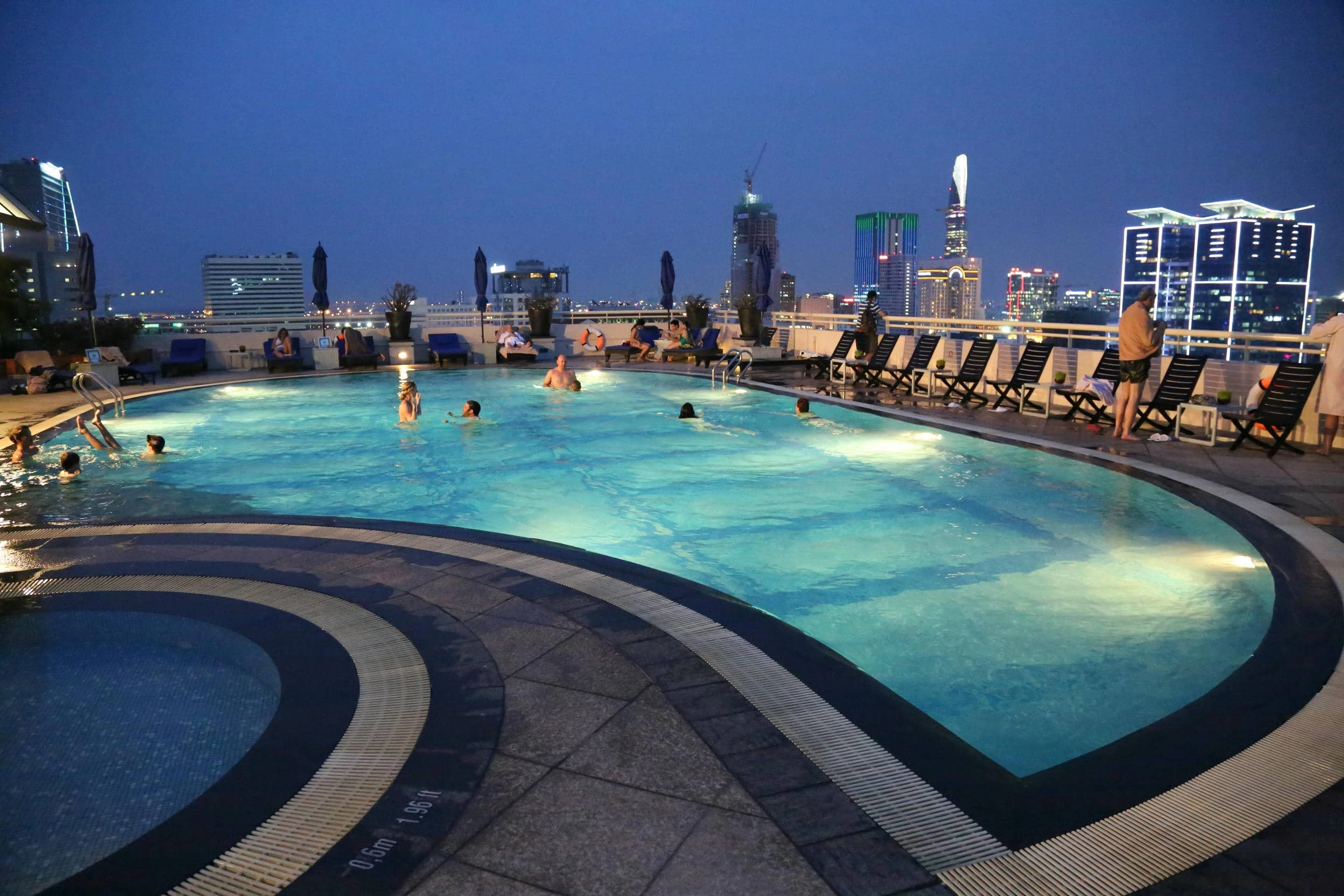 Bangkok Rooftop Hotel Swimming Pool Lighting Project
