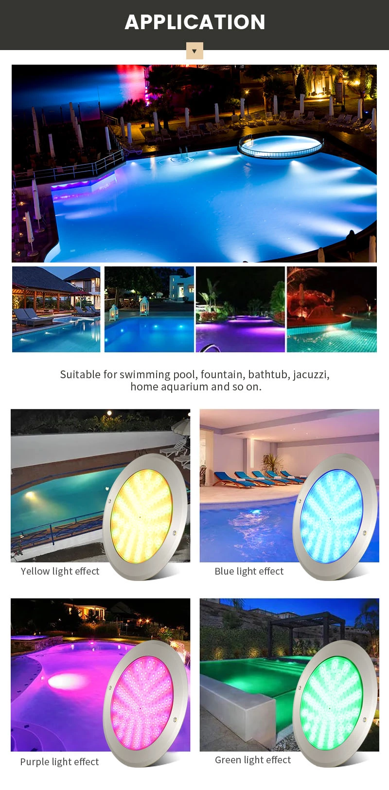 Ultra Thin Led Pool Light
