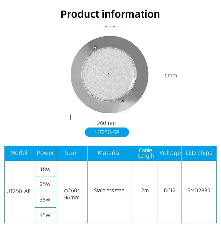 Ultra Thin Pool Light