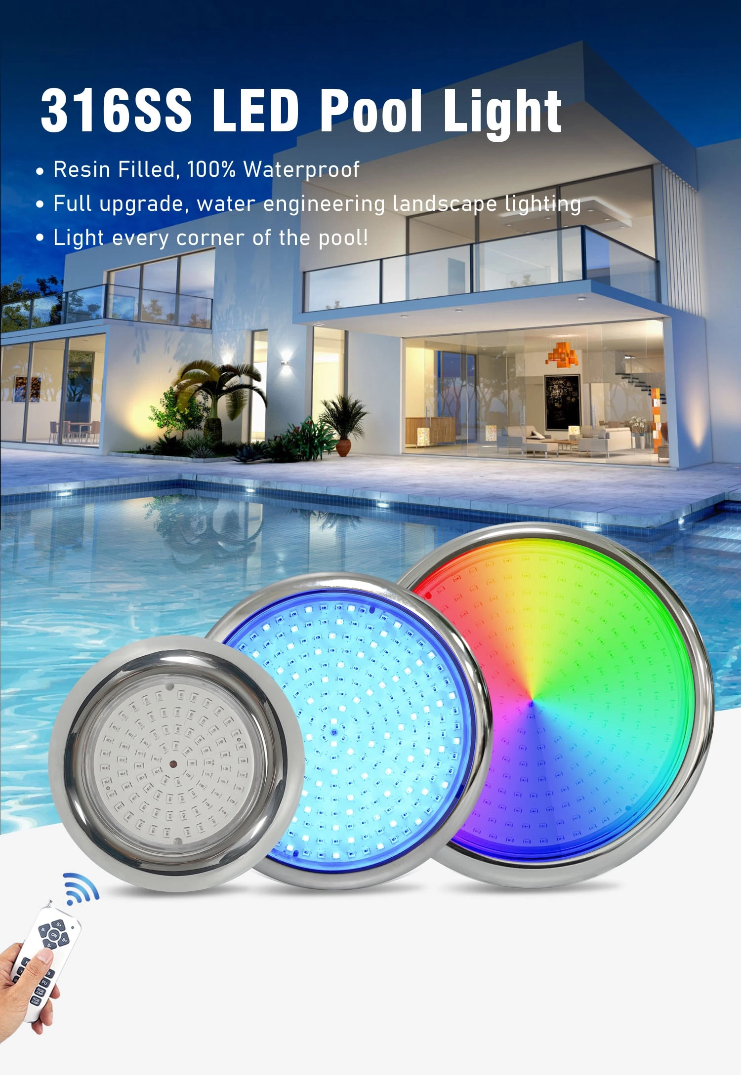 swimming pool light