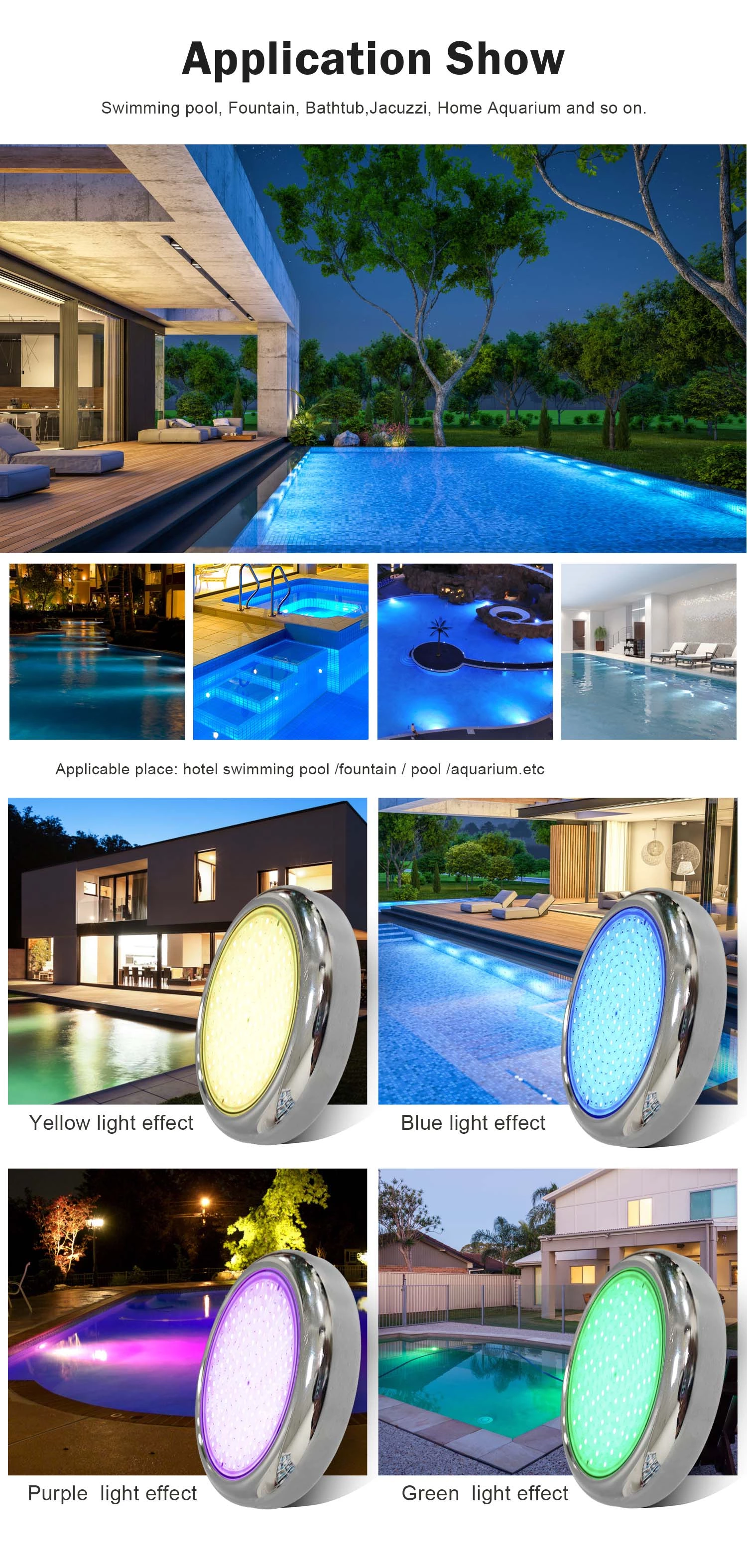 swimming pool light