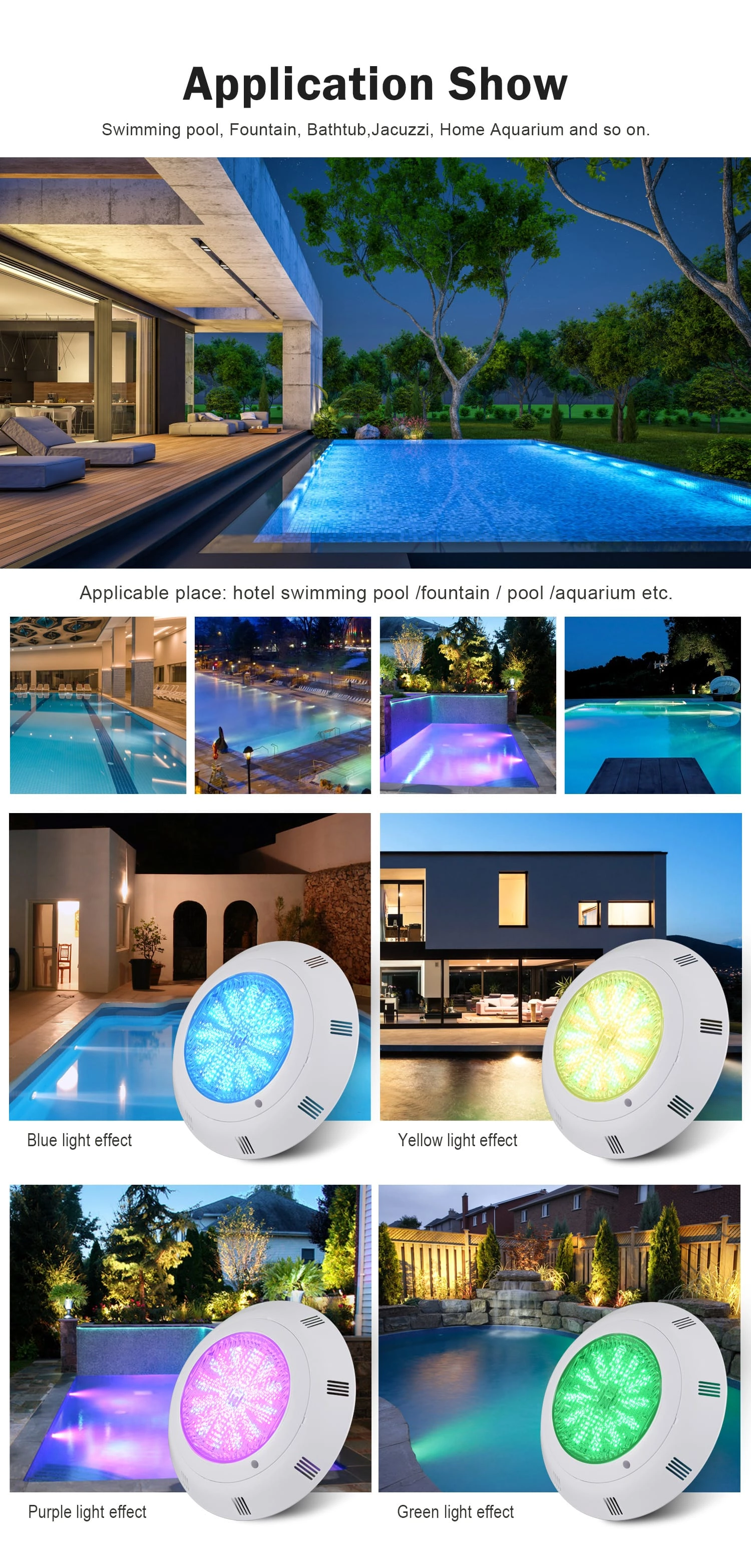 Led Swimming Pool Light