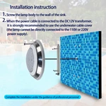Stainless Steel LED Pool Light