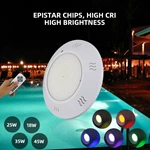 Luz LED para piscina rellena de resina