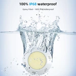 Luz LED para piscina rellena de resina