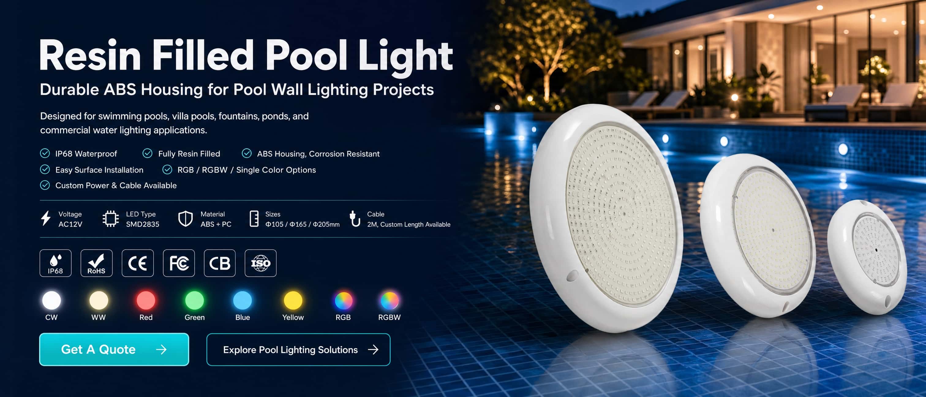 Led Pool Light