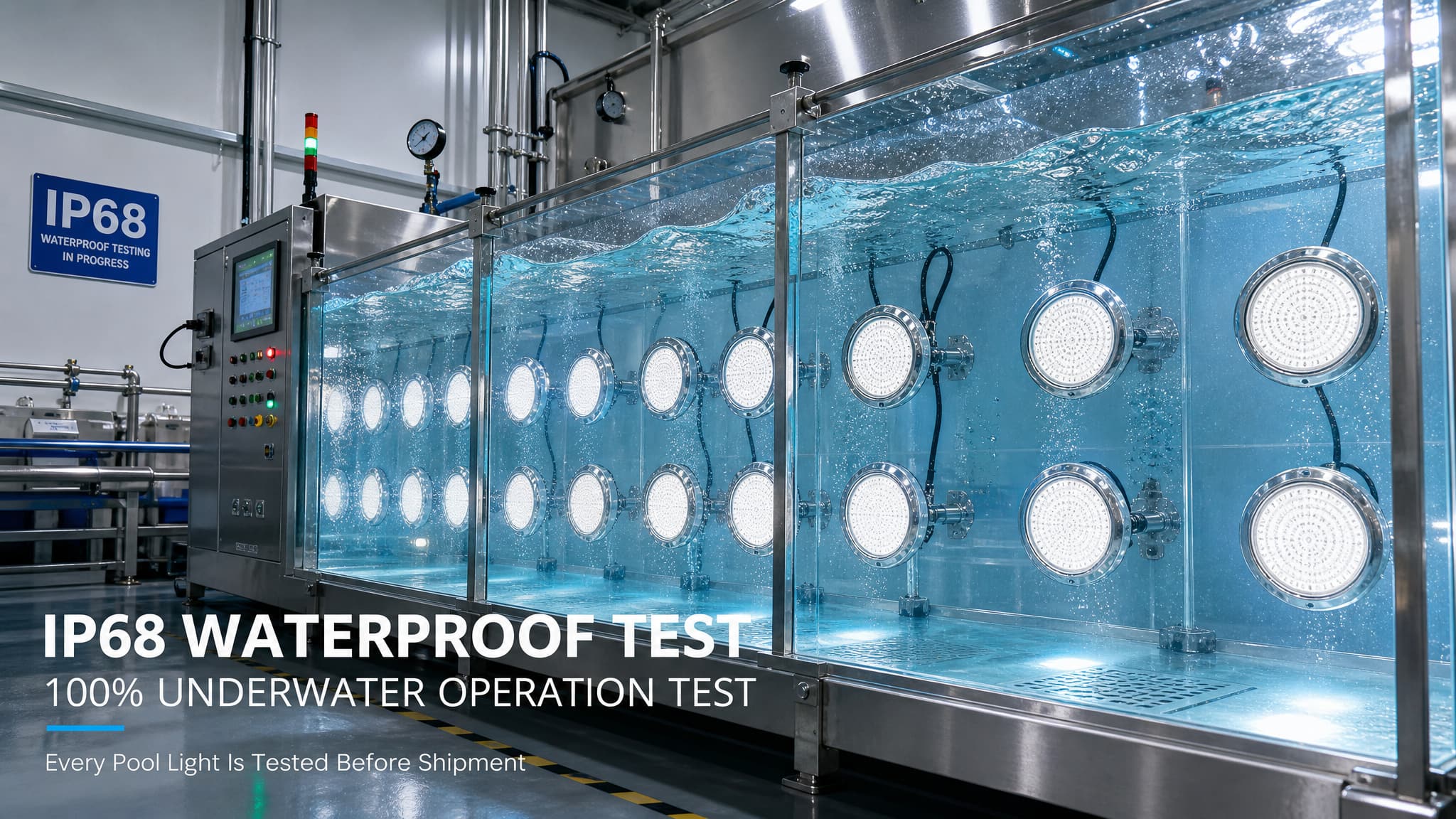 100% IP68 Underwater Testing